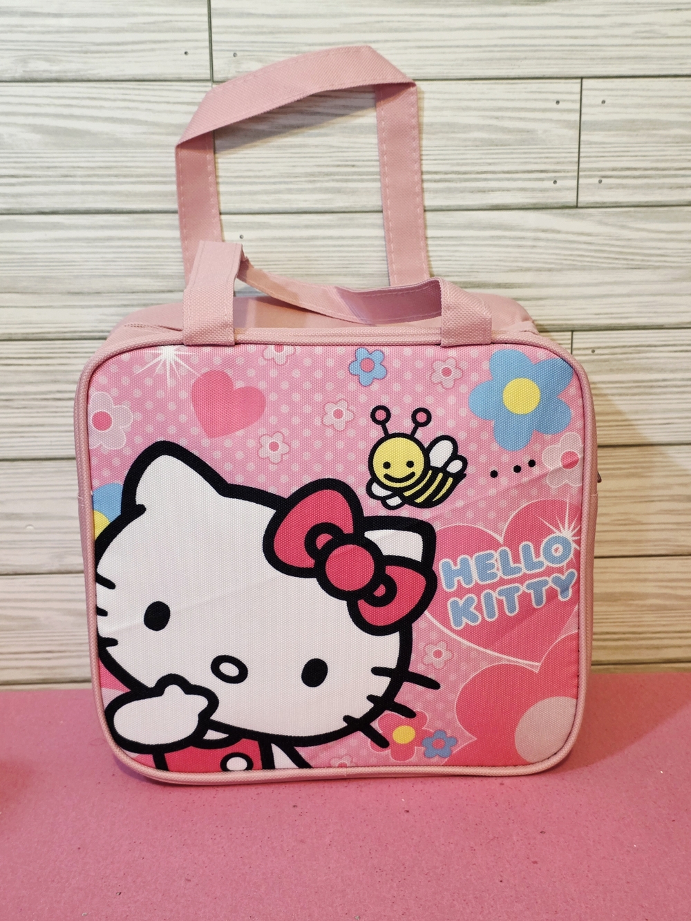 Sanrio Hello Kitty Light Pink Insulated Lunch Bag
